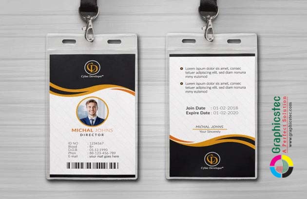 Office ID Card - Graphic Design Service | Clipping Path Service @ Low ...